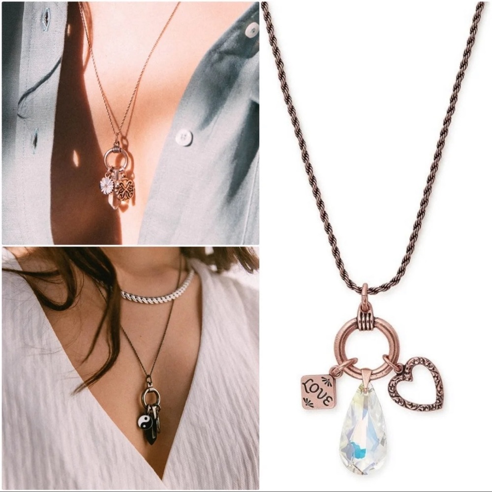 Alex & Ani Love Trio necklace